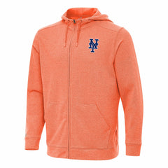 MLB New York Mets Antigua Effortless Full-Zip Hooded Jacket