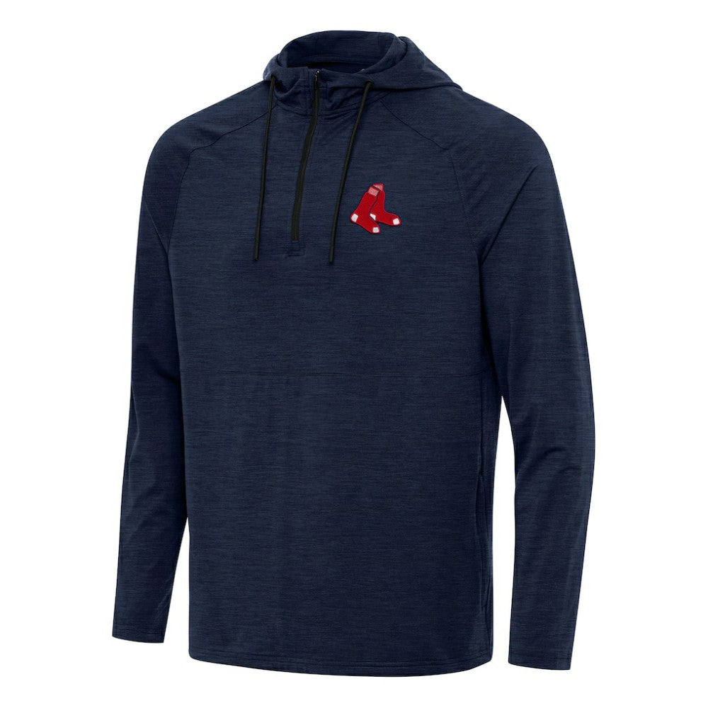 MLB Boston Red Sox Antigua Spikes Quarter-Zip Pullover Hoodie