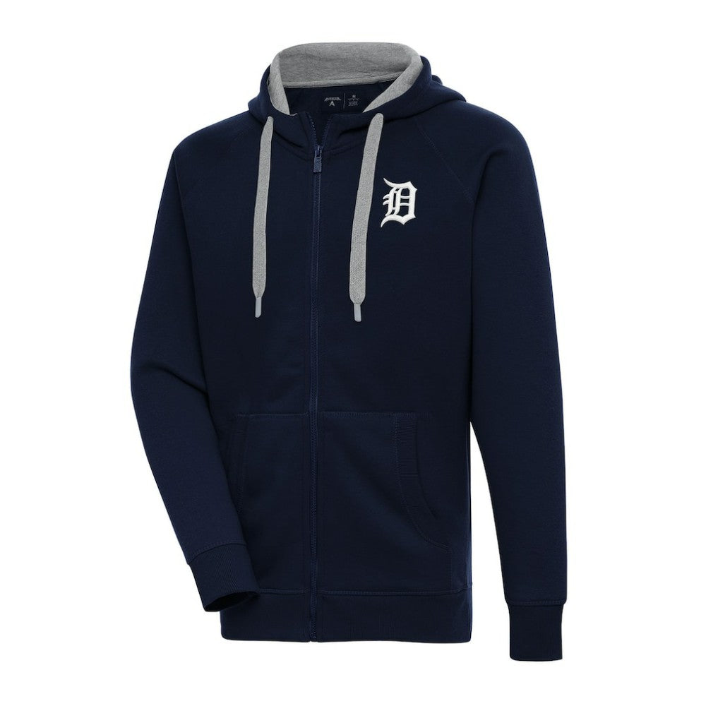 MLB Detroit Tigers Antigua Big & Tall Victory Full-Zip Hoodie Jacket