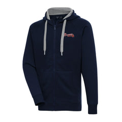 MLB Atlanta Braves Antigua Big & Tall Victory Full-Zip Hoodie Jacket