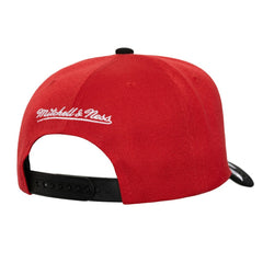 NHL Red/Black New Jersey Devils Mitchell & Ness Underarch Two-Tone Pro Crown Snapback Hat
