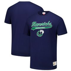 NBA Dallas Mavericks Hardwood Classics Felt Applique Slub T-Shirt sale
