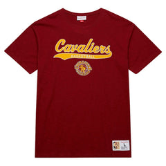 NBA Cleveland Cavaliers Hardwood Classics Felt Applique Slub T-Shirt sale