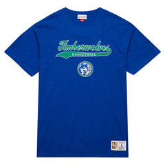 NBA Minnesota Timberwolves Hardwood Classics Felt Applique Slub T-Shirt