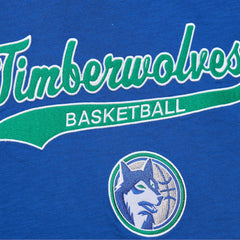 NBA Minnesota Timberwolves Hardwood Classics Felt Applique Slub T-Shirt