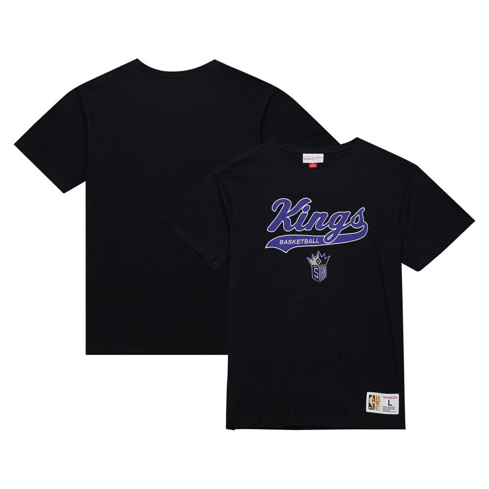 NBA Sacramento Kings Hardwood Classics Felt Applique Slub T-Shirt
