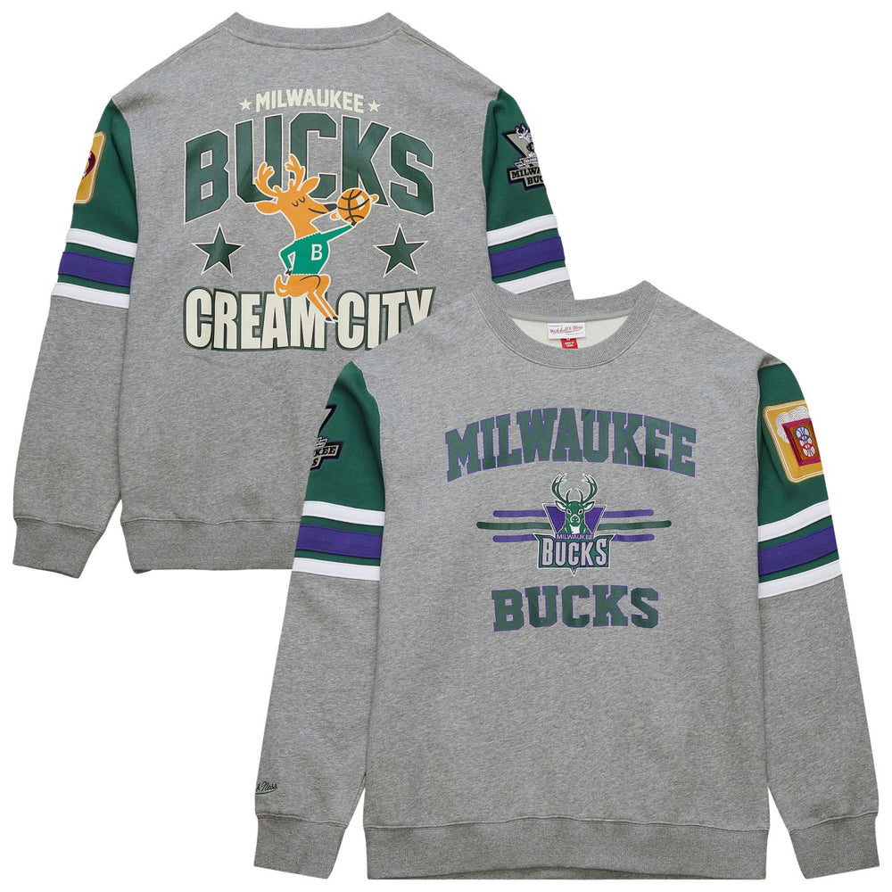 NBA Milwaukee Bucks Hardwood Classics All Over 4.0 Pullover Sweatshirt