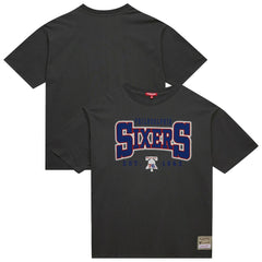 NBA Philadelphia 76ers Women's Hardwood Classics Oversized Boyfriend T-Shirt