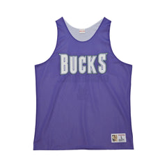 NBA Milwaukee Bucks Hardwood Classics Reversible Mesh Practice Jersey