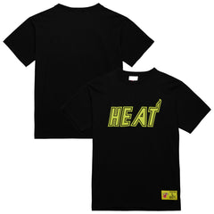 NBA Miami Heat Hardwood Classics Neon Nights Premium T-Shirt