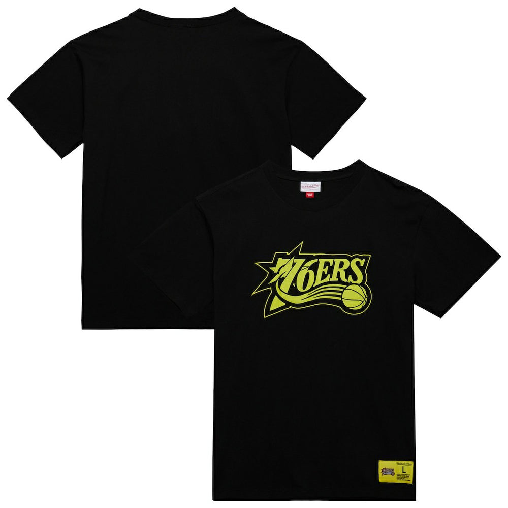NBA Philadelphia 76ers Hardwood Classics Neon Nights Premium T-Shirt