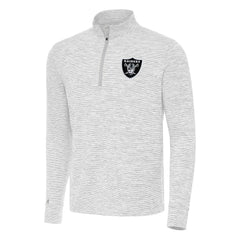 Antigua Cause Quarter-Zip Top - Las Vegas Raiders