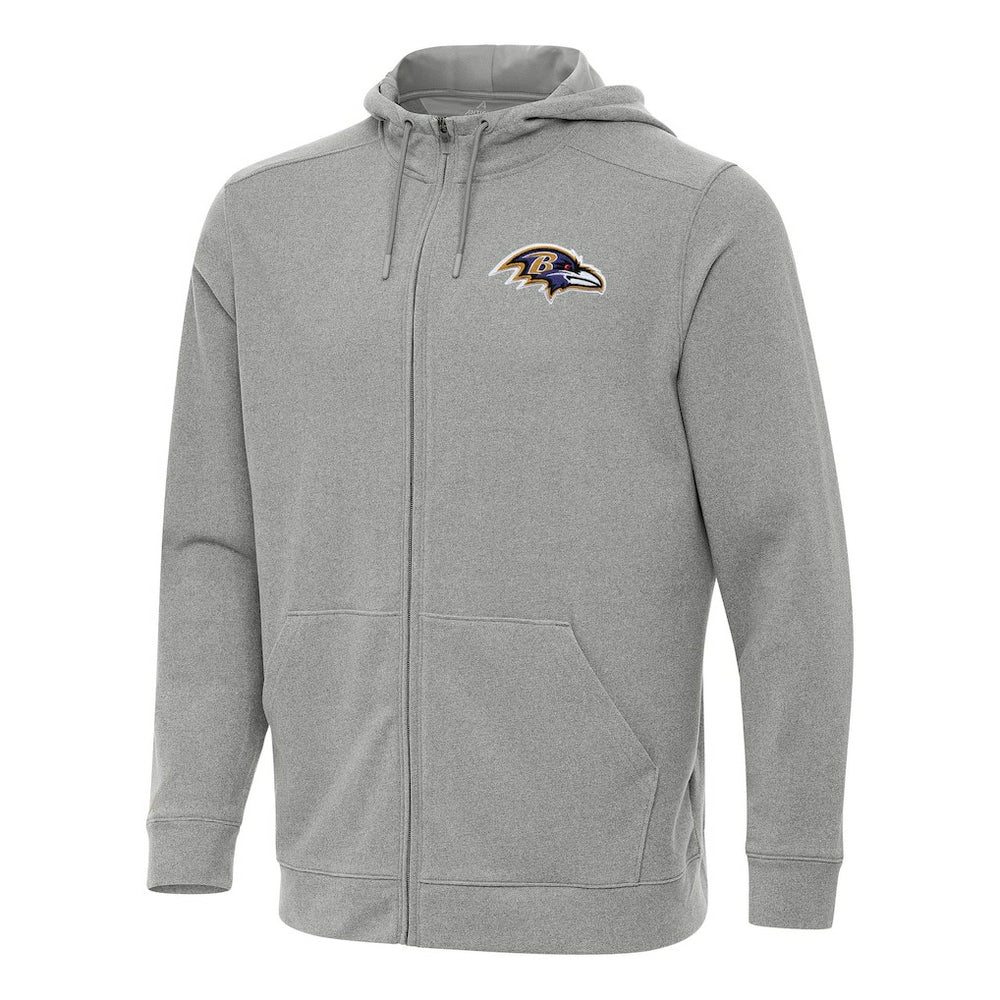 Antigua Effortless Full-Zip Hoodie - Baltimore Ravens
