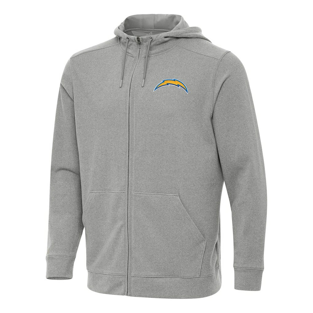 Antigua Effortless Full-Zip Hoodie - Los Angeles Chargers