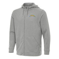 Antigua Effortless Full-Zip Hoodie - Los Angeles Chargers