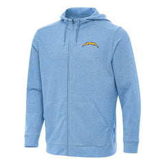 Antigua Effortless Full-Zip Hoodie - Los Angeles Chargers