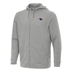 Antigua Effortless Full-Zip Hoodie - New England Patriots