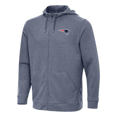 Antigua Effortless Full-Zip Hoodie - New England Patriots