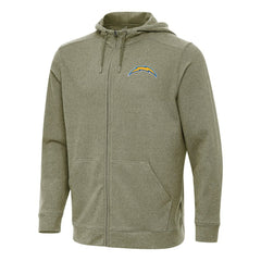 Antigua Effortless Full-Zip Hoodie - Los Angeles Chargers