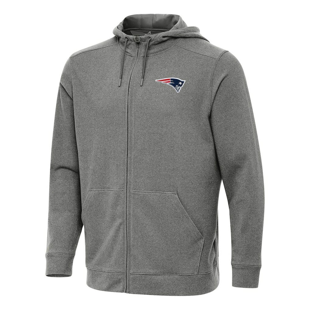 Antigua Effortless Full-Zip Hoodie - New England Patriots