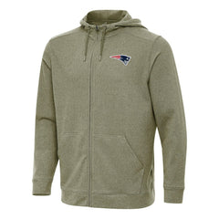 Antigua Effortless Full-Zip Hoodie - New England Patriots