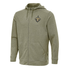 Antigua Effortless Full-Zip Hoodie - New Orleans Saints