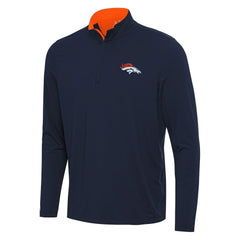 Antigua Content Quarter-Zip Pullover Top - Denver Broncos