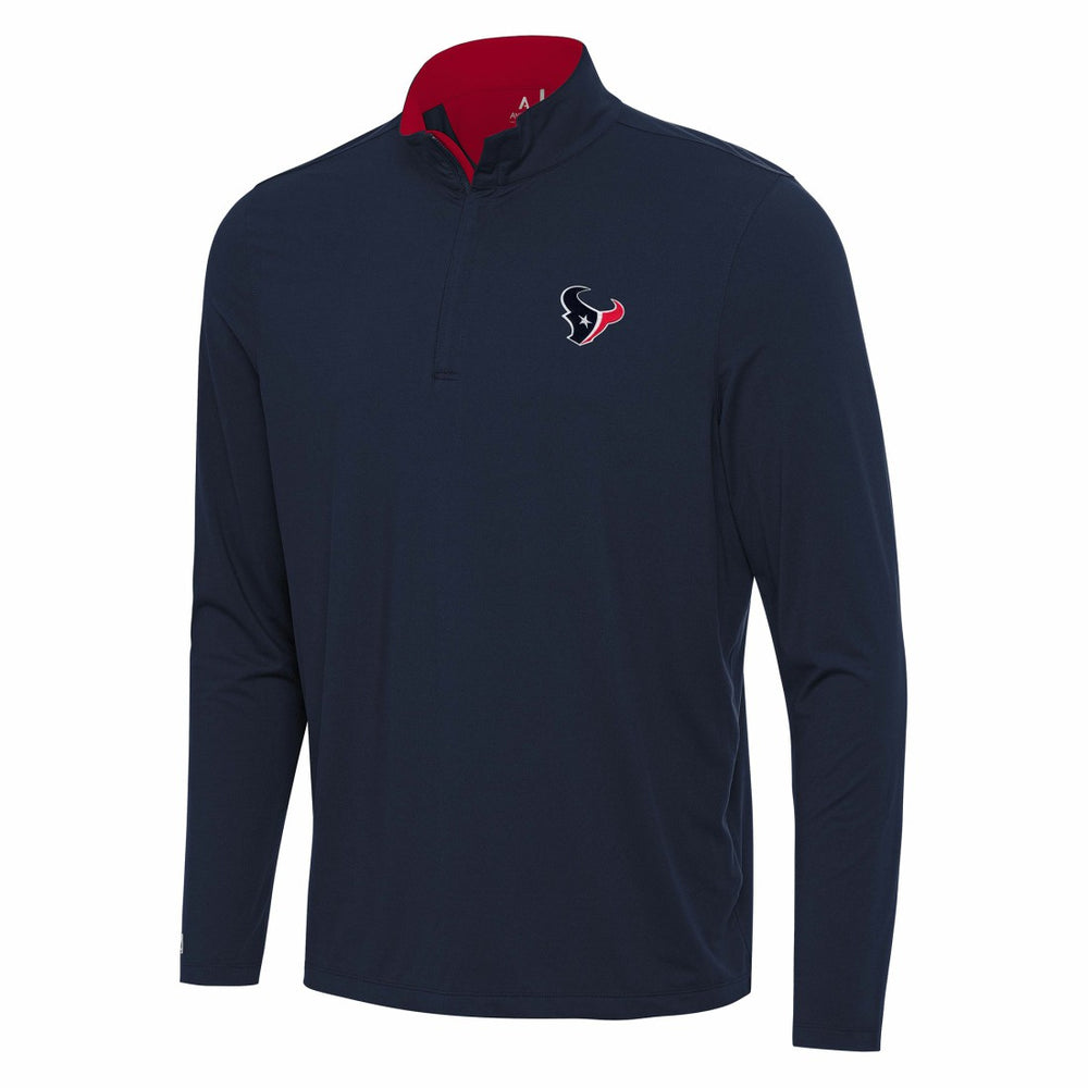 Antigua Content Quarter-Zip Pullover Top - Houston Texans