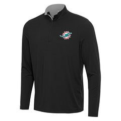 Antigua Content Quarter-Zip Pullover Top - Miami Dolphins