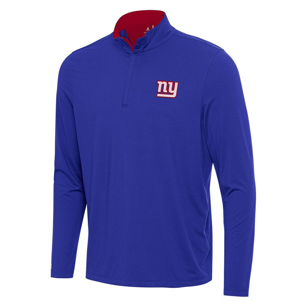 Antigua Content Quarter-Zip Pullover Top - New York Giants