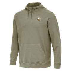 Antigua Cloud Pullover Hoodie - Minnesota Vikings