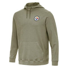 Antigua Cloud Pullover Hoodie - Pittsburgh Steelers