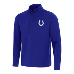 Antigua Insider Quarter-Zip Pullover Top - Indianapolis Colts