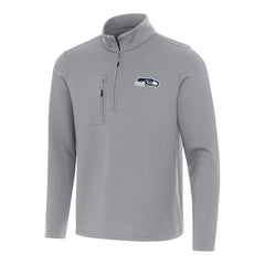 Antigua Insider Quarter-Zip Pullover Top - Seattle Seahawks