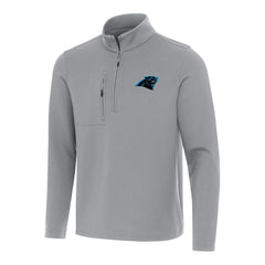 Antigua Insider Quarter-Zip Pullover Top - Carolina Panthers