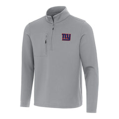 Antigua Insider Quarter-Zip Pullover Top - New York Giants