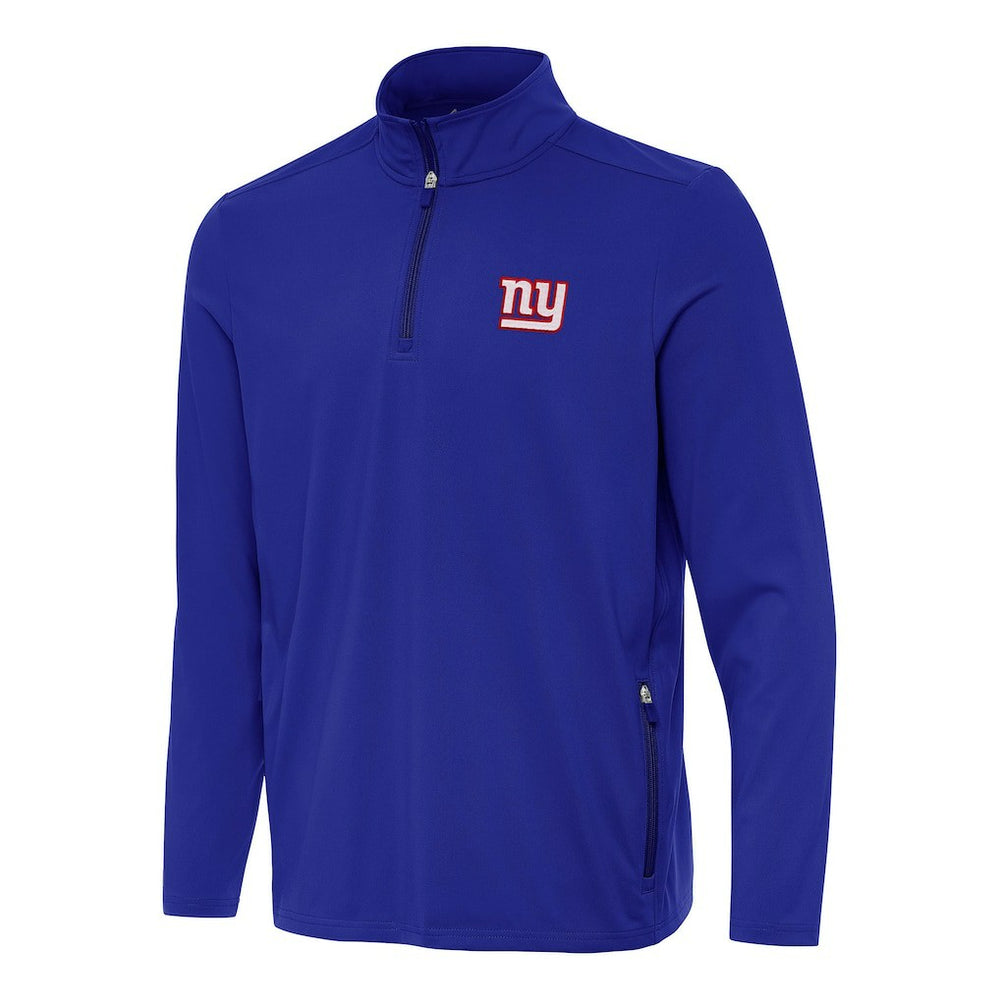 Antigua Perilous Quarter-Zip Pullover Top - New York Giants