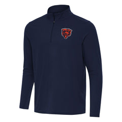 Antigua Intent Quarter-Zip Pullover Top - Chicago Bears