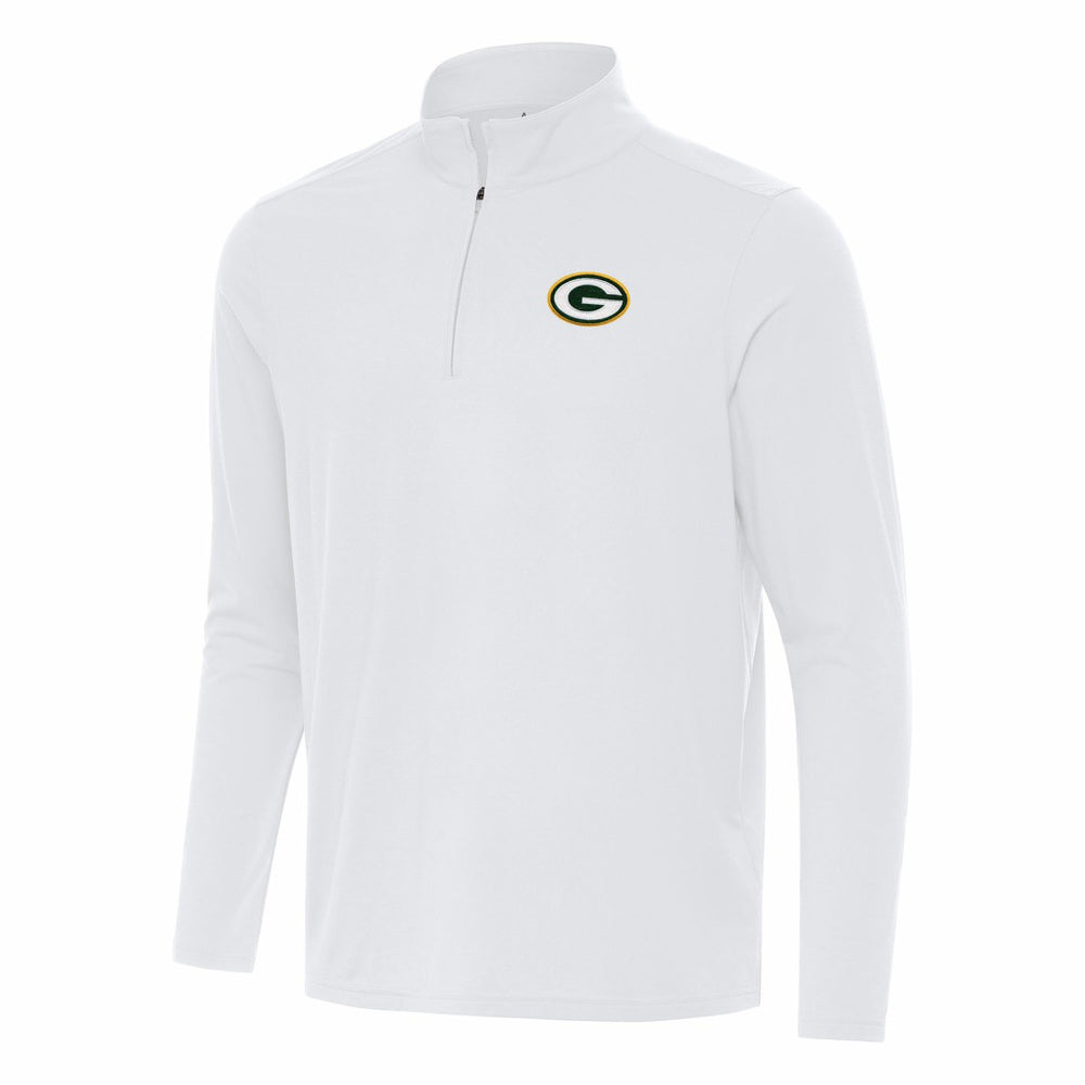 Antigua Intent Quarter-Zip Pullover Top - Green Bay Packers