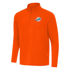 Antigua Intent Quarter-Zip Pullover Top - Miami Dolphins