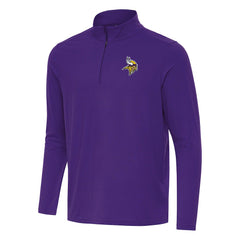 Antigua Intent Quarter-Zip Pullover Top - Minnesota Vikings