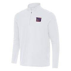 Antigua Intent Quarter-Zip Pullover Top - New York Giants