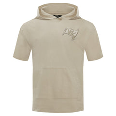 Pro Standard Neutrals Capsule Short Sleeve Pullover Hoodie - Tampa Bay Buccaneers