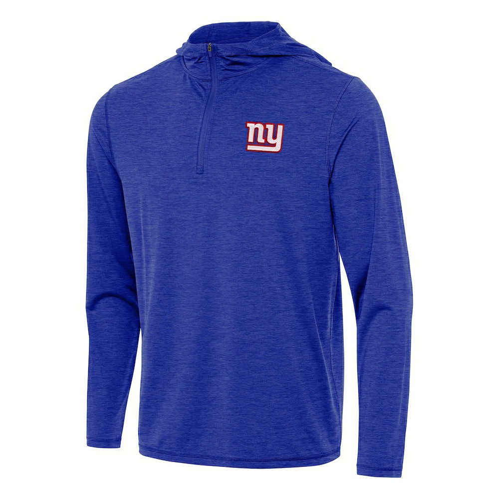 Antigua Tidy Quarter-Zip Pullover Hoodie - New York Giants