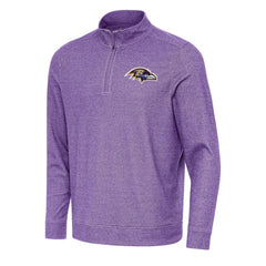 Antigua Subtle Quarter-Zip Top - Baltimore Ravens
