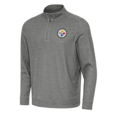 Antigua Subtle Quarter-Zip Top - Pittsburgh Steelers