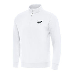Antigua Victory Quarter-Zip Pullover Top - Philadelphia Eagles