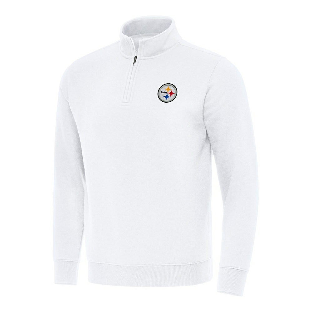 Antigua Victory Quarter-Zip Pullover Top - Pittsburgh Steelers