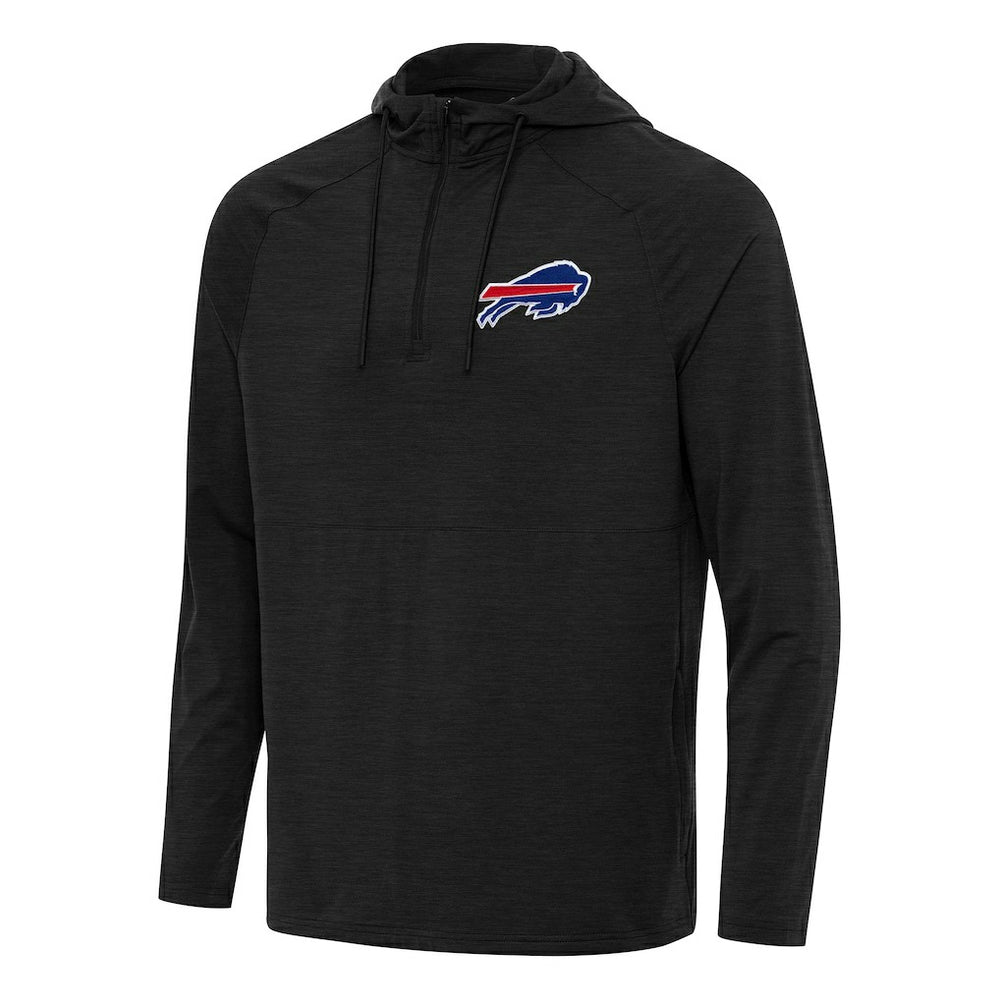 Antigua Spikes Quarter-Zip Pullover Hoodie - Buffalo Bills