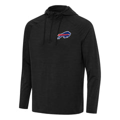 Antigua Spikes Quarter-Zip Pullover Hoodie - Buffalo Bills
